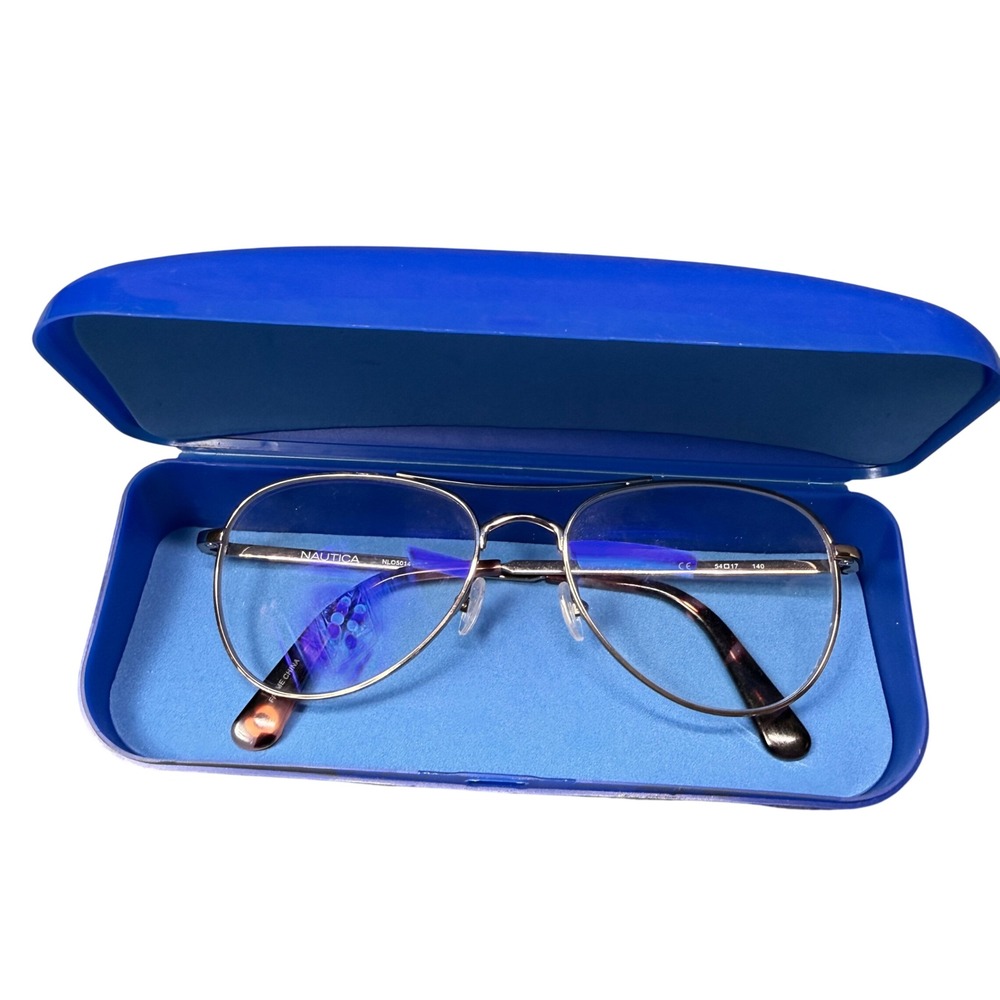 Nautica Mens Aviator Eyeglasses NLO5014 780 54-17-140 Double Bridge Frames Only